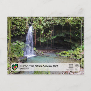 UNESCO WHS - Morne Trois Pitons National Park Postcard