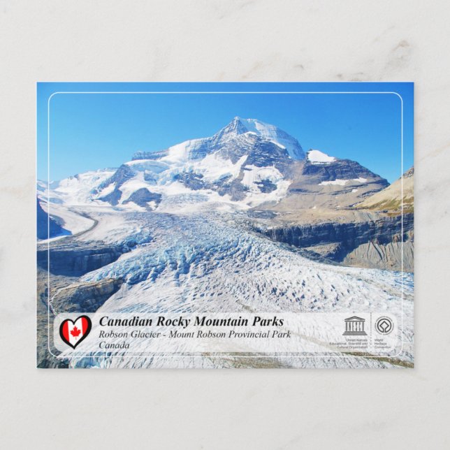 UNESCO WHS - Mount Robson Provincial Park Postcard (Front)