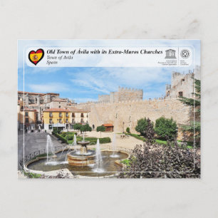 UNESCO WHS - Old Town of Ávila and its walls Postcard