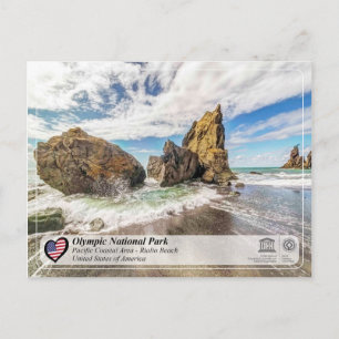 UNESCO WHS - Olympic National Park - Rialto Beach Postcard