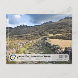 UNESCO WHS - Qhapaq Ñan, Andean Road System Postcard