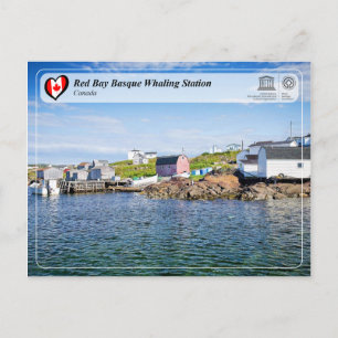 UNESCO WHS - Red Bay Basque Whaling Station Postcard