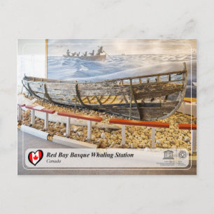 UNESCO WHS - Red Bay Basque Whaling Station Postcard