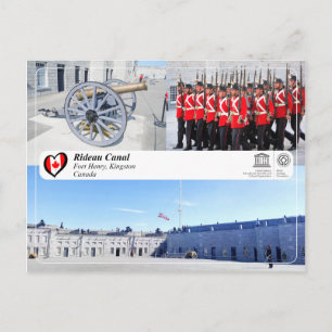 UNESCO WHS - Rideau Canal - Fort Henry, Kingston Postcard