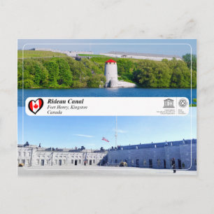 UNESCO WHS - Rideau Canal - Fort Henry, Kingston Postcard