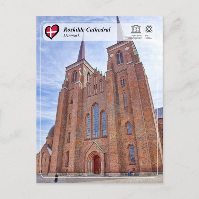 UNESCO WHS - Roskilde Cathedral Postcard (Front)