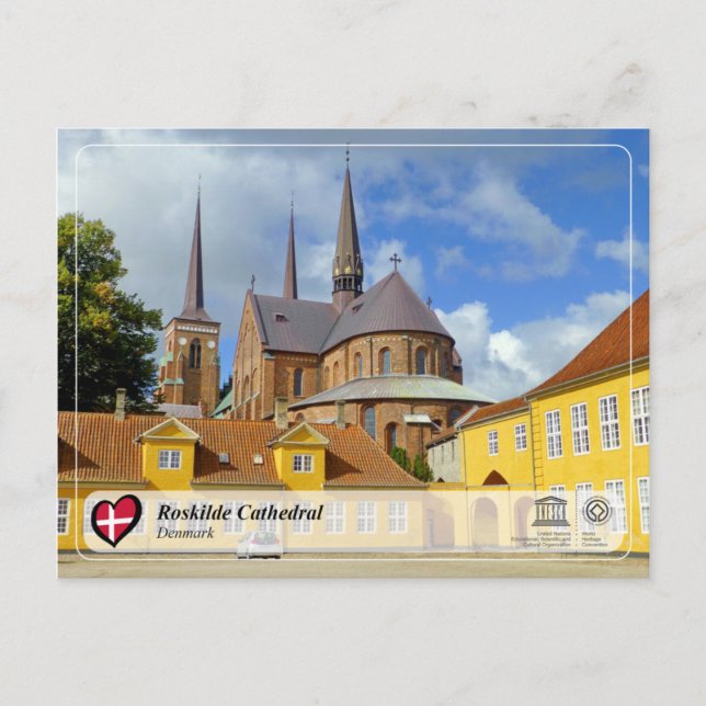 UNESCO WHS - Roskilde Cathedral Postcard (Front)