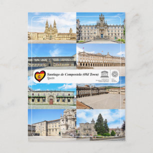 UNESCO WHS - Santiago de Compostela (Old Town) Postcard