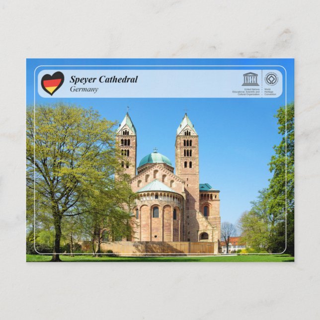 UNESCO WHS - Speyer Cathedral Postcard (Front)