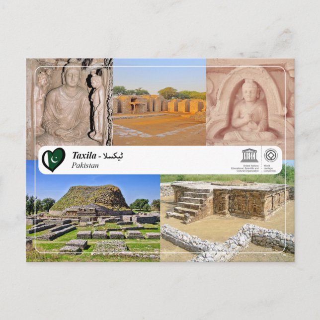 UNESCO WHS - Taxila - ٹیکسلا Postcard (Front)