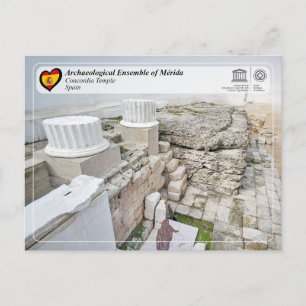 UNESCO WHS -  Templo de la Concordia Postcard