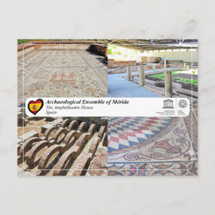 UNESCO WHS - The Amphitheatre House of Mérida Postcard