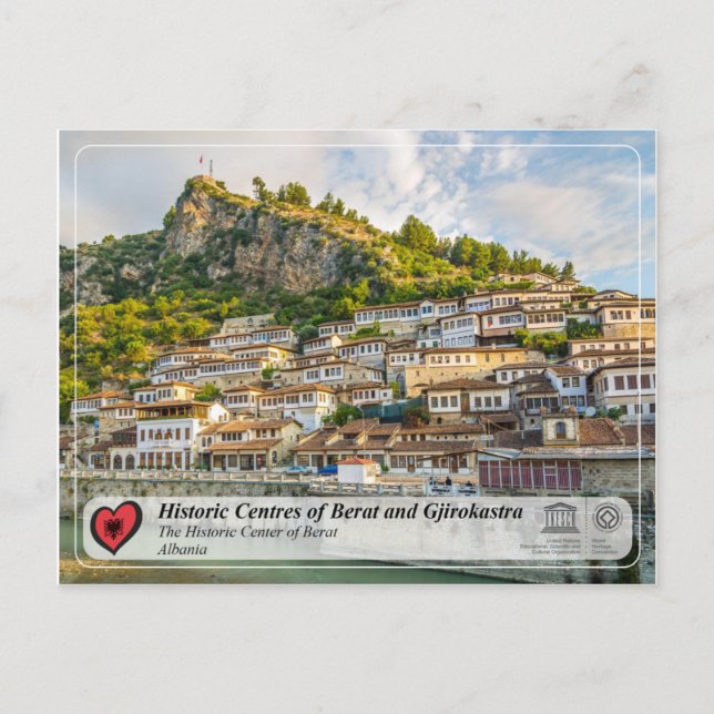 UNESCO WHS - The Historic Centre of Berat Postcard (Front)