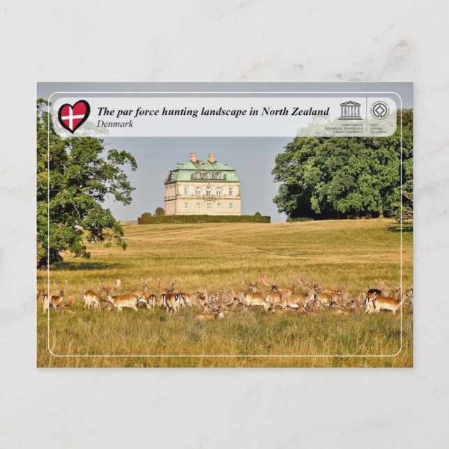 UNESCO WHS - The par force hunting landscape Postcard (Front)