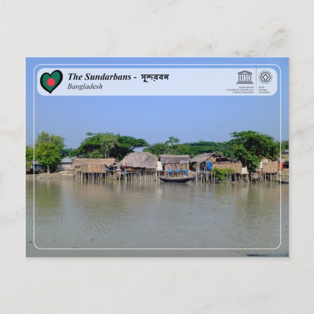 UNESCO WHS - The Sundarbans Postcard (Front)