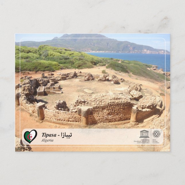 UNESCO WHS - Tipasa - تيبازا Postcard (Front)