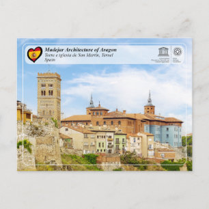 UNESCO WHS - Torre de la iglesia de San Martín Postcard
