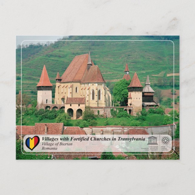 UNESCO WHS - Village of Biertan Postcard (Front)