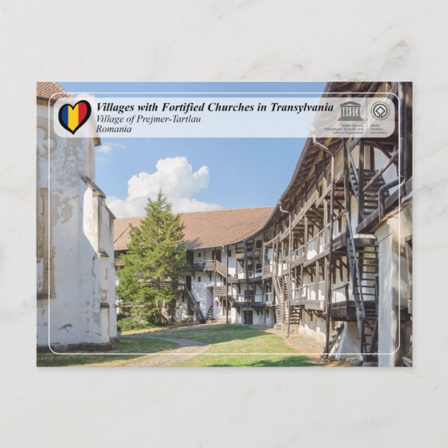 UNESCO WHS - Village of Prejmer-Tartlau Postcard (Front)