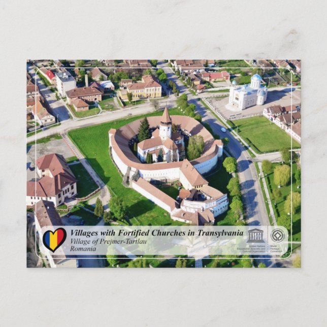 UNESCO WHS - Village of Prejmer-Tartlau Postcard (Front)