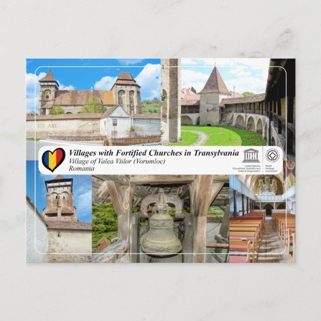 UNESCO WHS - Village of Valea Viilor Postcard (Front)