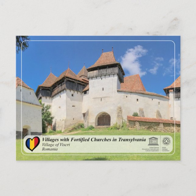 UNESCO WHS - Village of Viscri Postcard (Front)