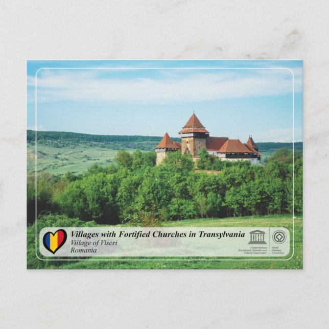 UNESCO WHS - Village of Viscri Postcard (Front)