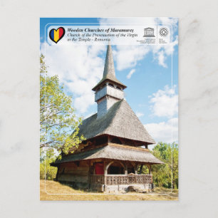 UNESCO WHS - Wooden Churches in Barsana Postcard