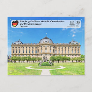 UNESCO WHS - Würzburg Residence Postcard
