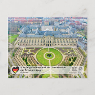 UNESCO WHS - Würzburg Residence Postcard
