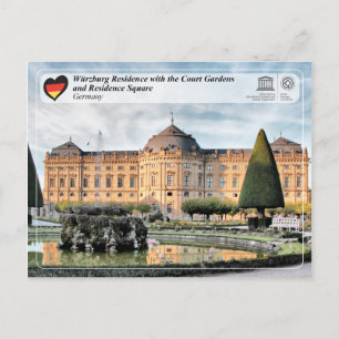 UNESCO WHS - Würzburg Residence Postcard
