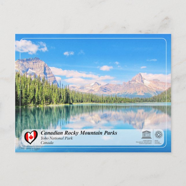 UNESCO WHS - Yoho National Park Postcard (Front)