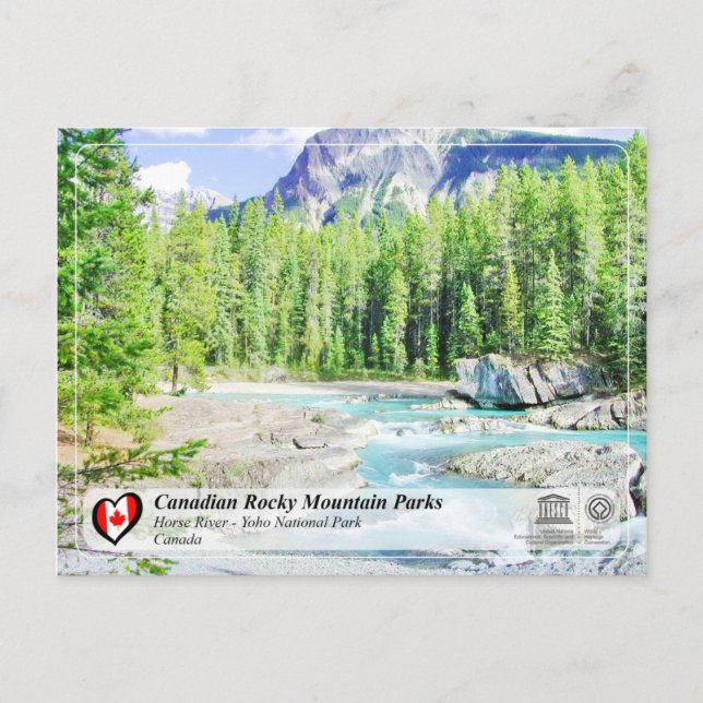 UNESCO WHS - Yoho National Park Postcard (Front)