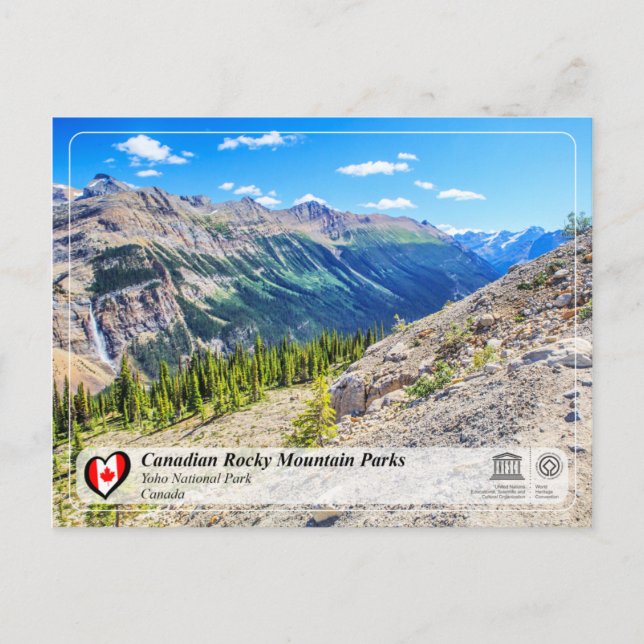 UNESCO WHS - Yoho National Park Postcard (Front)
