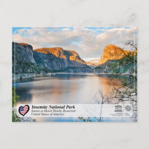 UNESCO WHS - Yosemite - Hetch Hetchy Reservoir Postcard