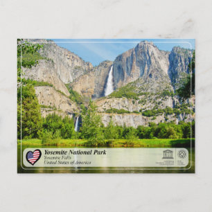 UNESCO WHS - Yosemite NP - Yosemite Falls Postcard