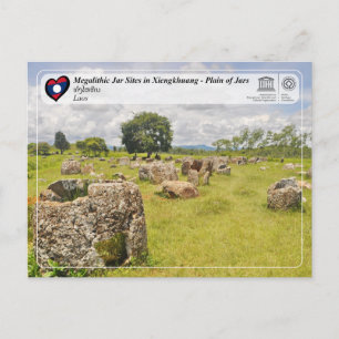 UNESCO - Xiengkhuang - Plain of Jars - ທົ່ງໄຫຫິນ Postcard