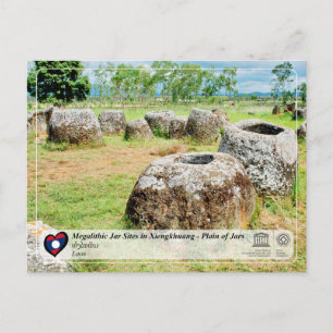 UNESCO - Xiengkhuang - Plain of Jars - ທົ່ງໄຫຫິນ Postcard