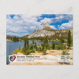 UNESCO - Yosemite NP - Cathedral Peak Postcard