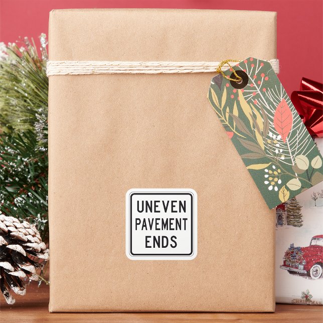 Uneven Pavement Ends Stickers (Creator Uploaded)
