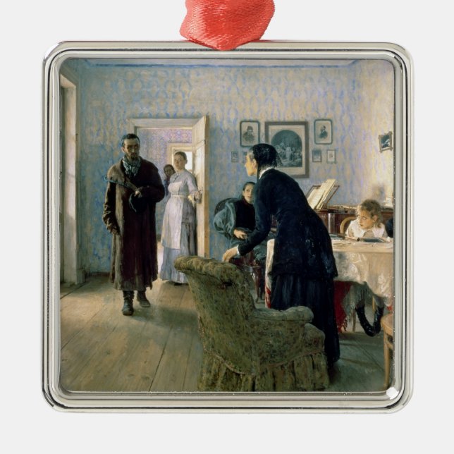 Unexpected, 1884-88 metal tree decoration (Front)