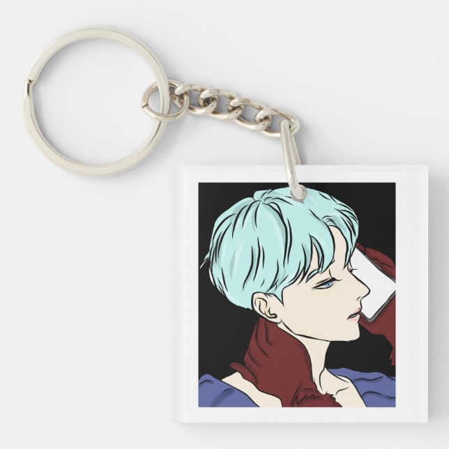 Unexpected regret  key ring (Front)