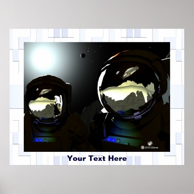 Unexpected Visitors UFO Poster (Front)