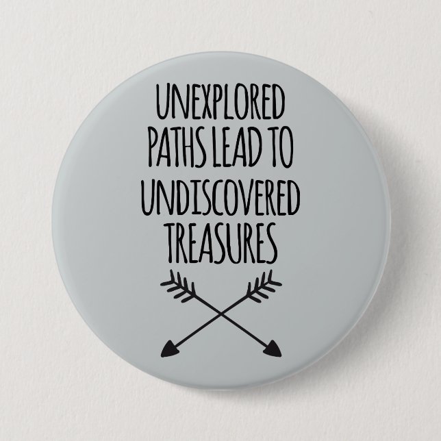 Unexplored Paths 7.5 Cm Round Badge (Front)