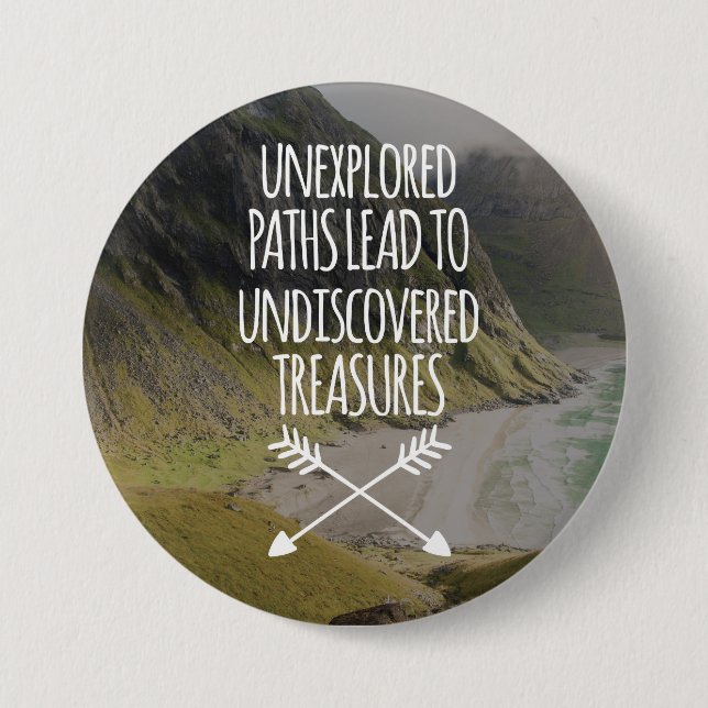 Unexplored Paths 7.5 Cm Round Badge (Front)