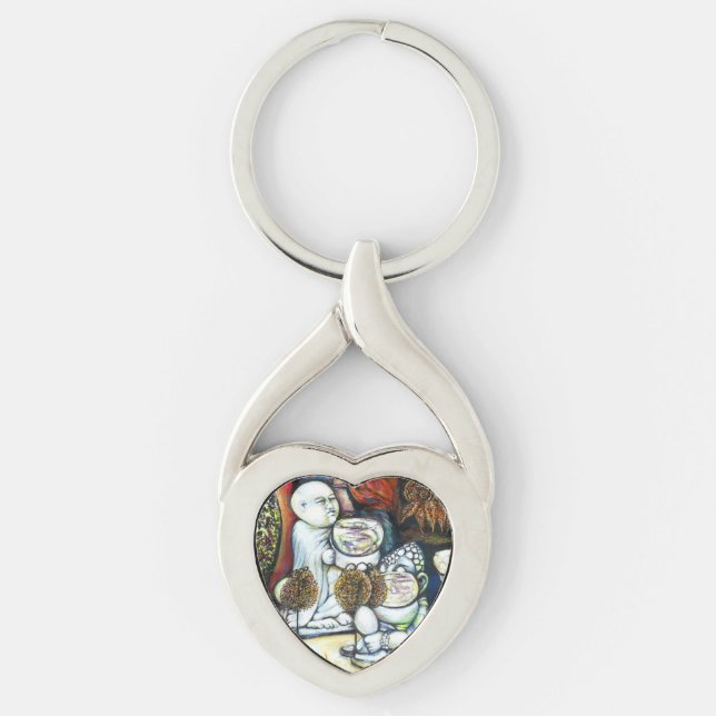 Unfazed by Challenge Key Ring (Front)