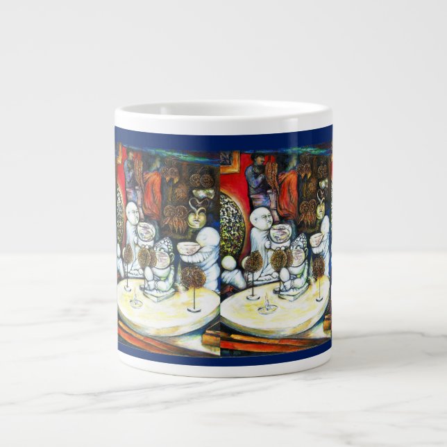 Unfazed by Challenge Large Coffee Mug (Front)