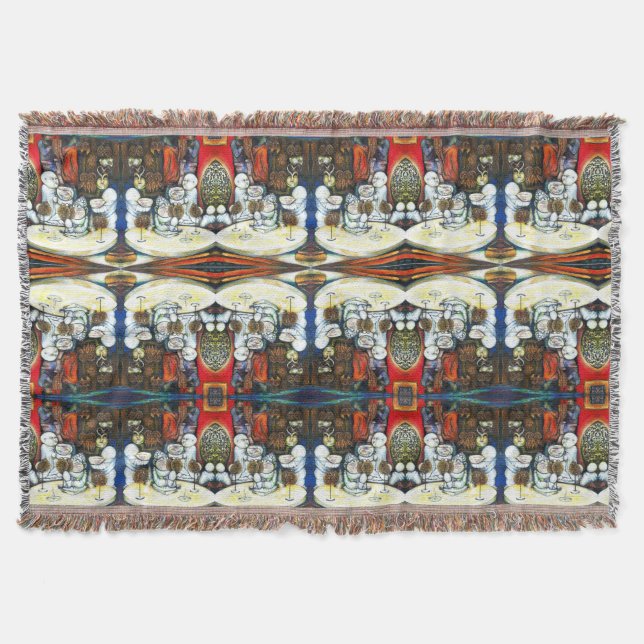 Unfazed by Challenge Throw Blanket (Front)