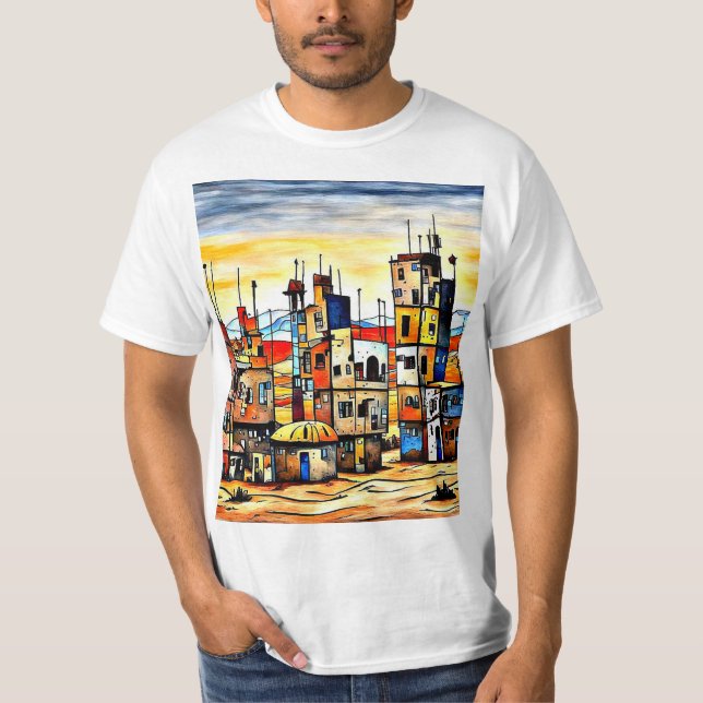 Unfinished Desert Town T-Shirt (Front)