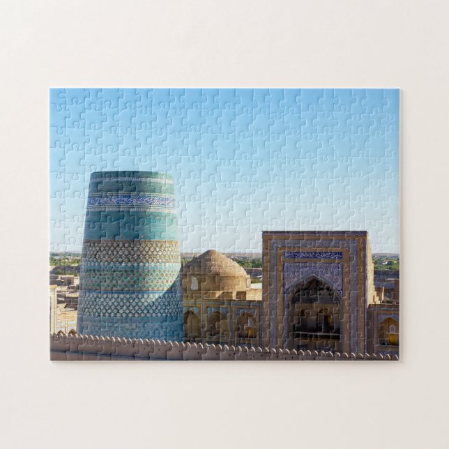 Unfinished Kalta Minor Minaret - Khiva, Uzbekistan Jigsaw Puzzle (Horizontal)